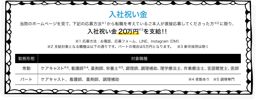 入社祝い金